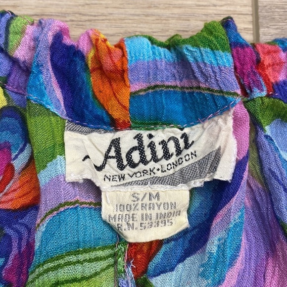 Vintage Adini Drawstring Pants Kidcore Gauze - Picture 10 of 13